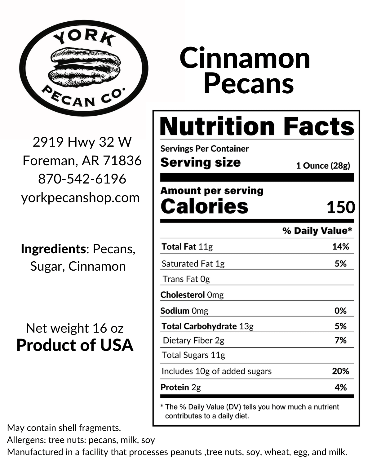 Cinnamon Pecans