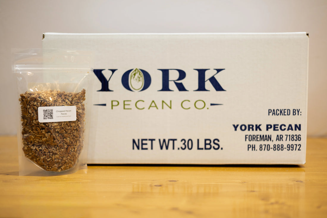 24 Pounds - Packaged Chopped Pecan Pieces