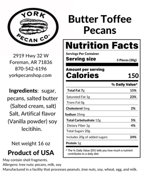 Butter Toffee Pecans